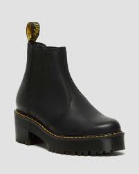 How to wear your doc martens boot. Rometty Women S Leather Platform Chelsea Boots Dr Martens Official