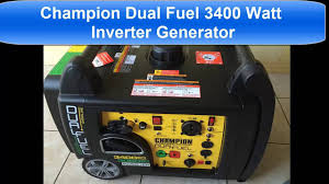 Designed for safety and convenience, this portable power supply delivers 4,000 starting watts and 3,500 running watts on gasoline and 3,600. Champion 3400 Watt Dual Fuel Power Inverter Generator Youtube
