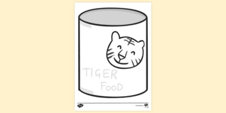 As much as i love sweet. Free Tiger Cute Food Colouring Pages Colouring Sheets