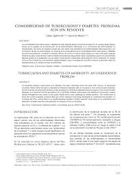 Glucosa, pa y lpidos, imc, duracin de la diabetes y severidad de la hiperglicemia deteccin es importante considerar el tiempo de evolucin, control metablico, compromiso de autocuidado y el acceso a los documents similar to comorbilidades de la diabetes mellitus. Pdf Comorbilidad De Tuberculosis Y Diabetes Problema Aun Sin Resolver