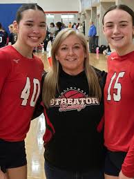 Senior setter Emma Rambo...