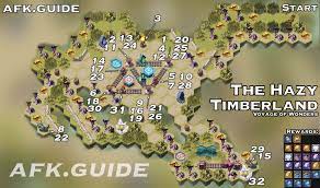 Voyage Of Wonders Guide Map The Hazy Timberland Voyage Wonder Frozen Lake