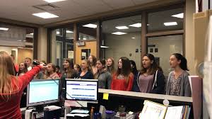MS Honors Choir Sings National Anthem