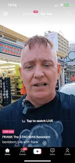 Frank The Stag Man & Jade Benidorm