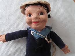 JOLLYBOY" R.M.S. MAURETANIA SAILOR SOUVENIR CLOTH DOLL NORAH WELLINGS