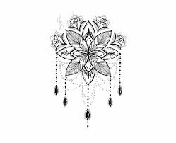 Lotus tattoo design lotus design flower tattoo designs henna designs flower tattoos flash art tattoos white lotus flower lotus flowers flower outline. Lotus Flower Tattoo Drawing Tattoo Design Mandala Transparent Png Download 432075 Vippng