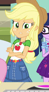 Appledash is the femslash ship between rainbow dash and applejack from the my little pony fandom. 1981834 Safe Screencap Applejack Fluttershy Sci Twi Twilight Sparkle Equestria Girls Equestria Girls Series Schedule Swap Spoiler Eqg Series Season 2 Applejack S Hat Clothes Cowboy Hat Cropped Crossed Arms Female Geode Of Super