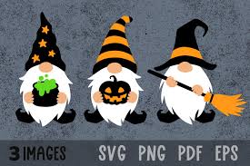 Download Halloween Gnomes Fall Gnome Clipart Graphic By Greenwolf Art Creative Fabrica