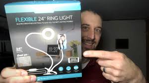 Easy Lighting For Any Video Bower Bb Flex24 Selfie Ring Light Review Handy Hudsonite Youtube