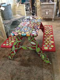 Domain Default Page Whimsical Painted Furniture Painted Picnic Tables Painted Furniture