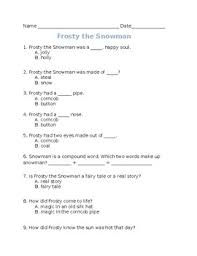 It covers over 70% of the planet, with marine plants supplying up to 80% of our oxygen,. Frosty The Snowman Movie Worksheets Teaching Resources Tpt