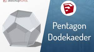 Auch (das) zwölfflach) ist ein körper mit zwölf flächen. Sketchup Was Hat Das Pentagondodekaeder Mit Dem Goldenden Schnitt Zu Tun Tutorial Youtube