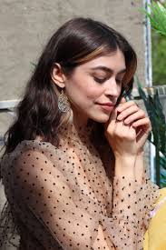 Floral Teardropstatement Earrings, Gold Dangle Earrings, Gold Boho  Earrings, Gold Moroccan Earrings, Gold Feather Earrings, , CHANTILLY