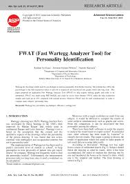 Pemahaman dasar tes grafis 3. Pdf Fwat Fast Wartegg Analyzer Tool For Personality Identification