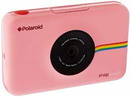Polaroid Snap Touch Instant Print Digital Camera Blush Pink Digital Camera Ideas Of Digital Camera Digi Polaroid Snap Pink Digital Camera Digital Camera