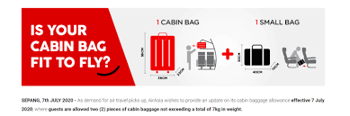 So i need to buy extra two pieces of luggage package weighting it depends on flight route and baggage weight. Airasia Now Allows Up To Two Bags In Cabin Again Drops One Bag Rule Malaysia Malay Mail
