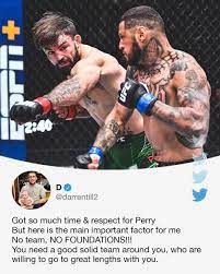 Will mike perry and darren till set a trend for ufc cornering? Pivert9omfb0mm