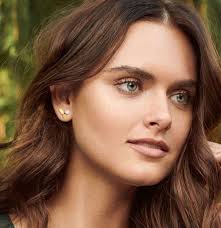 Luisa Rosas Ohrringe Gold mit Diamanten Ohrstecker BE LRBE016