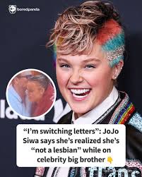 I'm switching letters": JoJo Siwa says she's realized she's "not a lesbian"  while