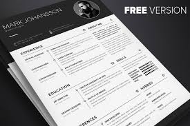 Nice typographic structure and very easy to use and customize. Clean Resume Template Free Design Resources