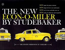 Image result for Taxi Cab Federal Yellow 1956 Taxi