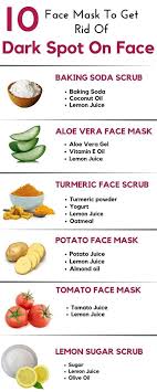 How To Get Rid Of Dark Spots On Your Face With Easy Tips Home Remedies For Black Spots On Your Face How To Rem Potato Face Spots On Face