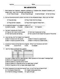Complete with quizzes, homework, and tests too. Magnet Test Worksheets Teaching Resources Teachers Pay Teachers