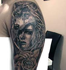 Check spelling or type a new query. 70 Wolf Tattoo Designs For Men Masculine Idea Inspiration Wolf Tattoos Wolf Tattoos Men Wolf Tattoo Design