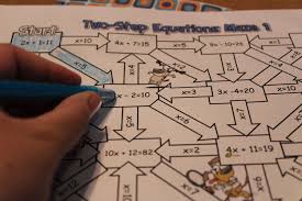 12 Activities That Make Practicing Two Step Equations Pop Two Step Equations Solving Equations Activity Math Games Middle School