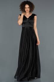 Siyah V Yaka Simli Abiye Elbise Abu1356 2020 Moda Stilleri Siyah Abiye Elbise