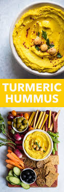 Turmeric Hummus Recipe Turmeric Recipes Healthy Vegan Snacks Healthy Vegan