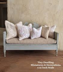 Miniature Bench Gustavian Bench Gustavian Dollhouse Furniture Miniature Furniture Gustavian Bench Miniature Furniture Dollhouse Furniture