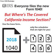New Adjusted Gross Income Federal Income Tax Line For Covered California Income Estimates