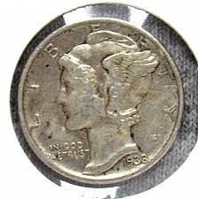 1938 Mercury Silver Dime Coin Value Prices Photos Info