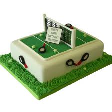 098 477 477 court reservation: Buy Online Tennis Court Cake Send India