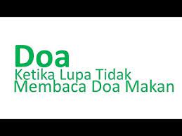 Doa Lupa Makan Kata Kata Cinta