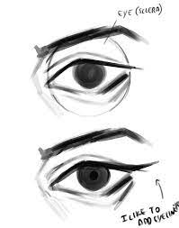 How To Draw Semi-realistic Eyes With Oil/watercolor Style By Akylha - CLIP  STUDIO TIPS