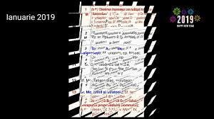 Sursa calendarului este editura presa bună a diecezei ro: Calendar Ortodox 2019 Ianuarie Youtube