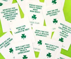 Funny joke ~ who's got the money. Funny St Patricks Day Jokes Free Printable Skip To My Lou
