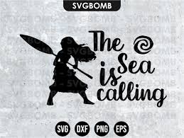 Download The Sea Is Calling Moana Svg Svgbomb