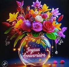Découvrez 34 idées de Bon anniversaire fleurs et dejoyeux anniversaire fleurs en 2026 | carte anniversaire gratuite, bon anniversaire femme, gif bon anniversaire et bien plus encore