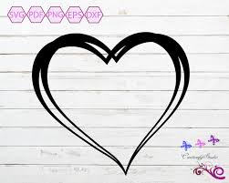 Drawn Hearts Svg Doodle Heart Svg Heart Vector Love Heart Etsy In 2020 Photo Overlays Love Heart Doodles