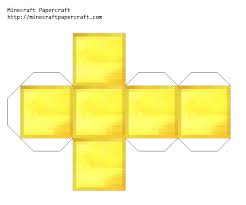 Bastelarbeiten aus papier und pappe. Papercraft Gold Block Minecraft Printables Minecraft Blocks Minecraft Crafts