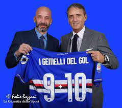 Roberto mancini (r), head coach of italy celebrates with gianluca vialli, team coordinator of italy after their side's second goal during the uefa euro 2020 championship round of 16 match between italy and austria at wembley sta. Roberto Mancini Gianluca Vialli I Gemelli Del Gol Beitrage Facebook