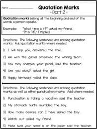 Quotation Marks Practice Papers Freebie In 2020 Quotations Quotation Marks Writing Dialogue