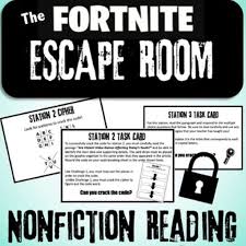 If you are desiring to escape from some interesting environments in fortnite. Teachwithallyourheart On Instagram I Can T Even Tell You How Excited About This Fortnite Themed Escape Room I Am Not Only Are My Students Going Wi Easy Style