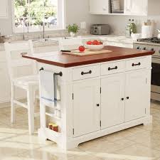 country kitchen island with 2 stools in