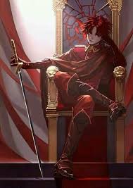 Anime Guy With Red Hair And Sword Anime King Anime Guys Anime Characters