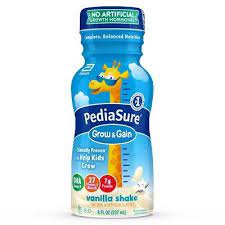 Pediasure Grow Gain Kids Nutritional Shake Vanilla 6 Ct 48 Fl Oz Nutrition Shakes Pediasure Vanilla Shake