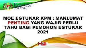 Egtukar kpm (permohonan pertukaran guru epgo.moe.gov.my) permohonan egtukar kpm 2021 permohonan egtukar kpm 2021 dikemaskini dari semasa ke semasa oleh sektor penempatan dan pertukaran, kementerian pendidikan malaysia (kpm). Moe Egtukar Kpm Maklumat Penting Yang Wajib Perlu Tahu Bagi Pemohon Egtukar 2021 My Pendidik